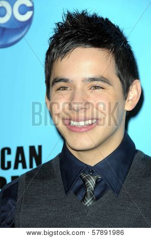 David Archuleta  in the press room at the 2008 American Musica Awards. Nokia Theatre, Los Angeles, CA. 11-23-08