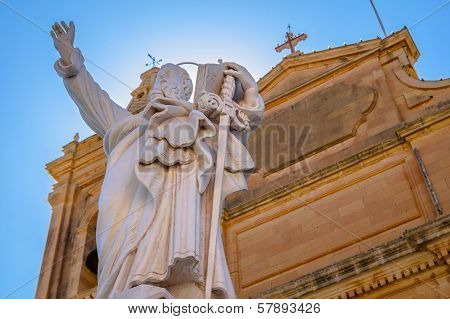 Ghasri Church Statue
