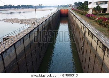 Landscape Of Chaopraya Dam Thailand