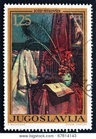 Postage Stamp Yugoslavia 1972 Still-life, By Jozef Petkovsek