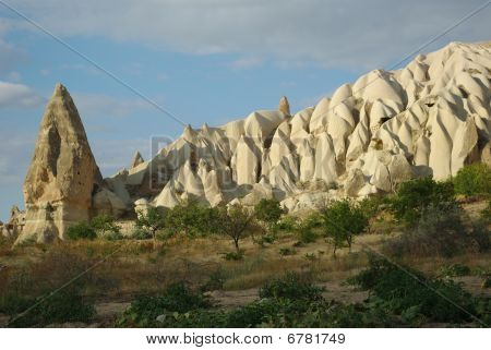Csodálatos tufa formációk Cappadocia
