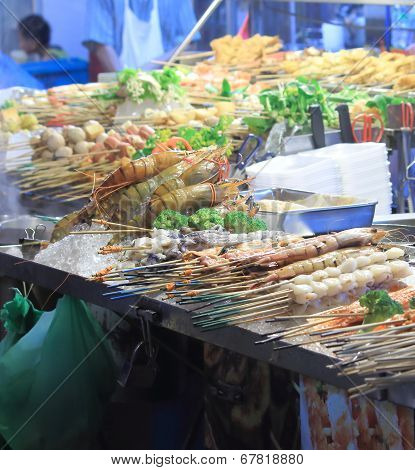 Street Food BBQ Kuala Lumpur Malaysia