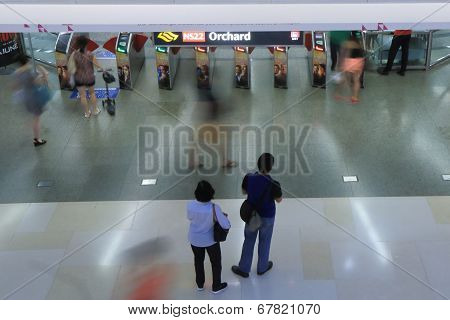 Orchard Road MRT station Singapore