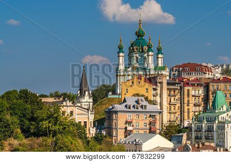 View Of St Andrew's Church - Kyiv, Ukraine