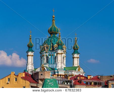 Cupola Of St Andrew's Church - Kyiv, Ukraine