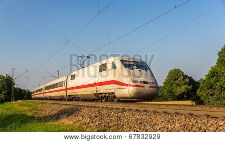 Intercity Express Train In Offenburg, Germany