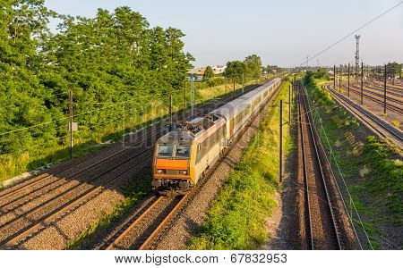 Regional Express Train In Strasbourg, France