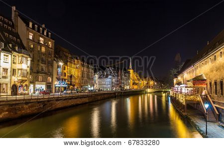 Ill River In Strasbourg - Alsace, France