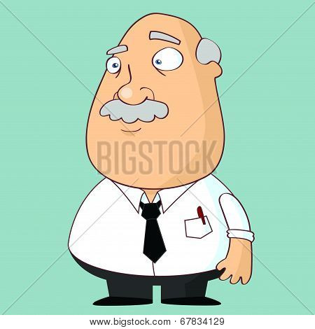 Fat Man In Necktie