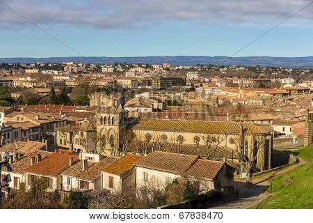 St. Gimer Church In Carcassonne - France