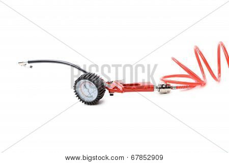 Manometer for car tyre pressure setting.