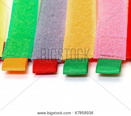 Pack Of Colorful Velcro Strips