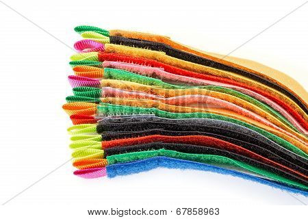 Pack Of Colorful Velcro Strips