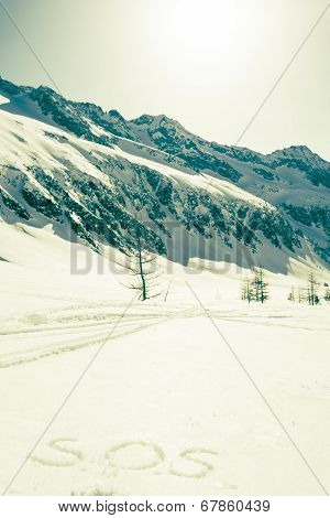 S.o.s. Written In The Snow