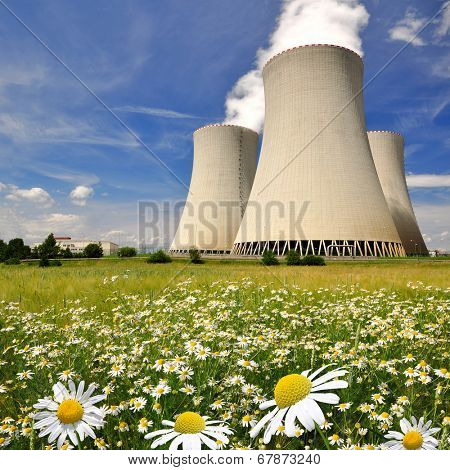 Nuclear power plant Temelin in Czech Republic Europe 