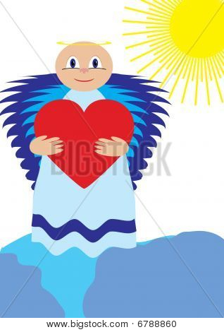 Amor anjo mostrar amor