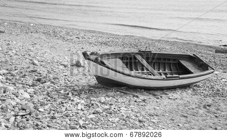 Fisherman's Boat At The Seaside