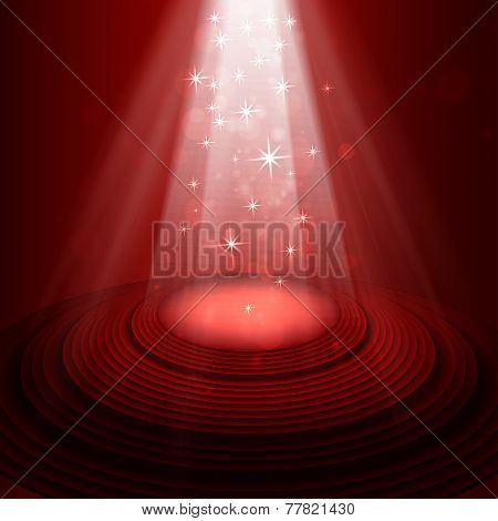 Spotlight on stage