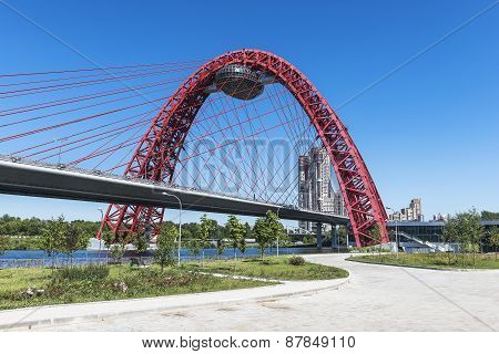 The picturesque bridge in Silver Forest.