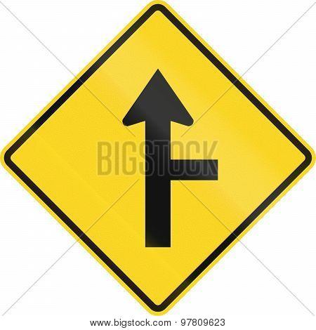 Intersection Ahead In Canada