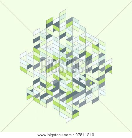 Abstract Vector Illustration. Can Be Used For Design And Presentation.