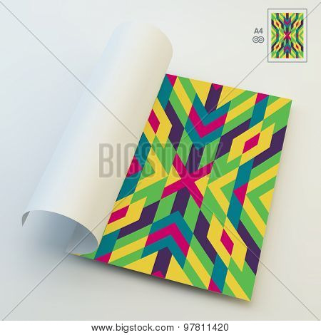 Seamless Vector Background. A4 Business Blank. Can Be Used For Advertising, Marketing, Presentation.