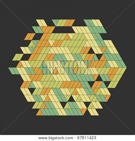 Abstract Vector Illustration. Can Be Used For Design And Presentation.
