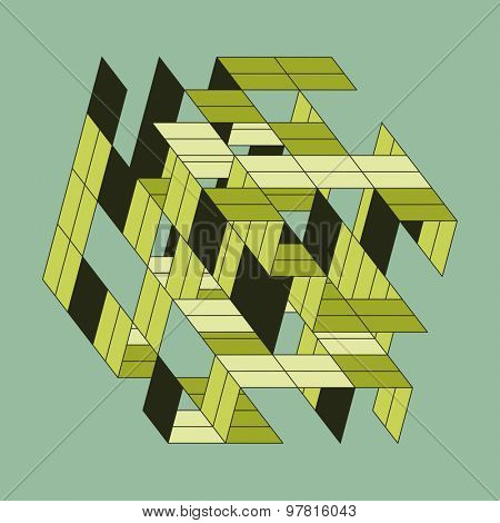Abstract Vector Illustration. Can Be Used For Design And Presentation.