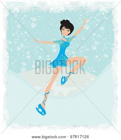 Beautiful Ice Skater