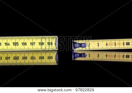 Yardstick And Meter Roll