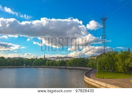 June 24, 2015: Minsk centre, Belarus
