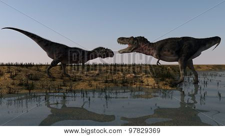 majungasaurus vs tarbosaurus