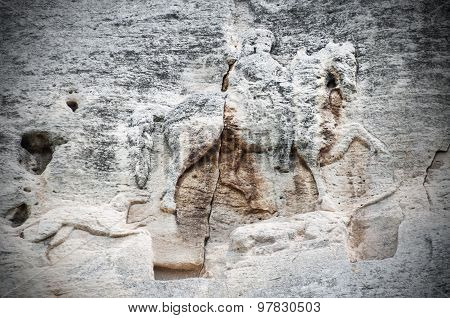 The Madara Rider is an early medieval large rock relief, Bulgaria, UNESCO World Heritage Site. Madar