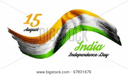 Indian Independence Day vector background