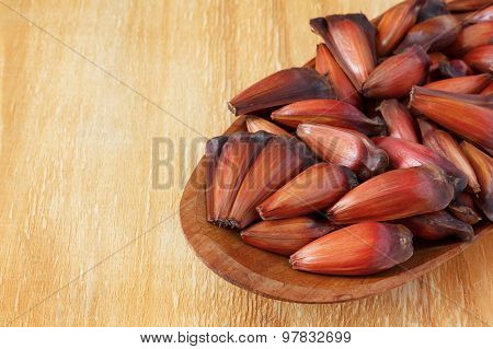 Pinhao - Brazilian Pine In Wooden Bowl