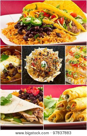 Mexican Food Collage