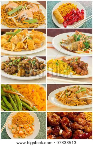 Chinese Food Collage