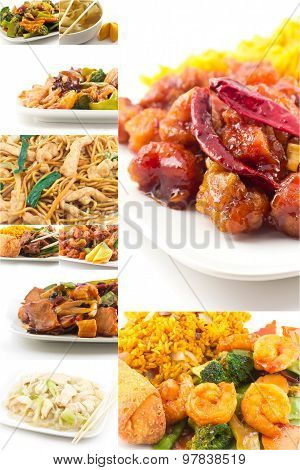 Chinese Food Collage