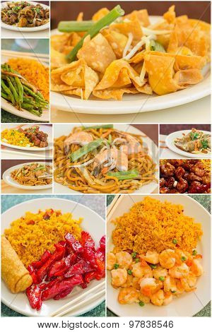Chinese Food Collage