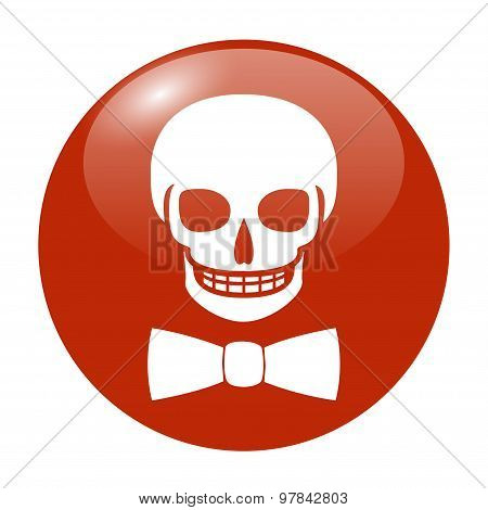 Skull Icon Isolated.
