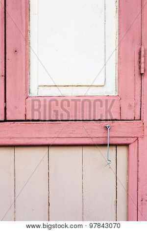 Red Background Window