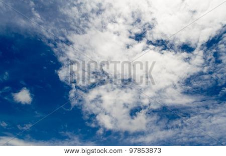 Background Blue Sky And White Coluds
