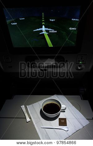 Modern Airplane Interior