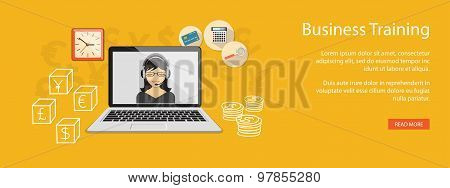 Banner For Business Training Site