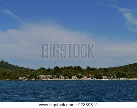The Croatian Prtljug bay of Ugljan