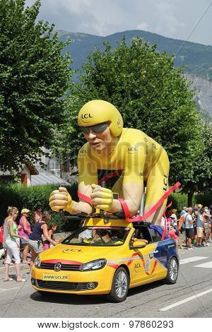 Publicity caravan on the Tour de France