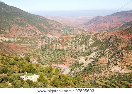 Dades Valley In Atlas Street