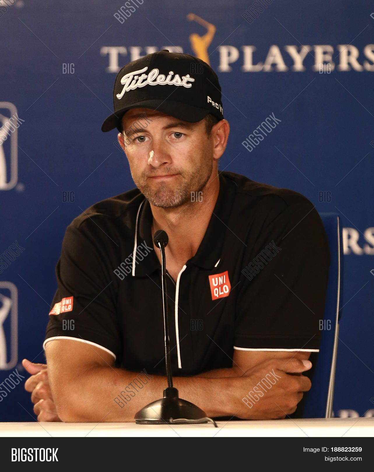 Ponte Vedra Beach Fl Image Photo Free Trial Stock Ponte Vedra Beach Fl May 9 Golfer Adam Scott Speaks To The Media