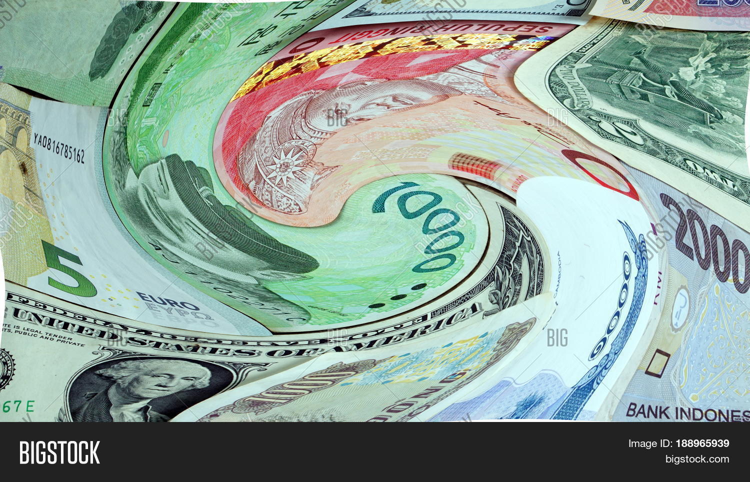 Us Dollars Korean Won Image Photo Free Trial Stock Us Dollars Korean Won Euro Bills And Some Money Banknotes Background