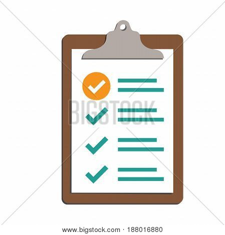 Singletasking or Monotasking icon with checkmark and clipboard